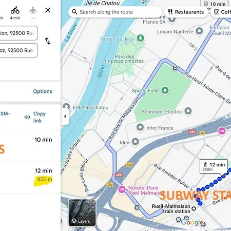 Stylish Near Paris - 850m To Subway Rer A - Netflix T1-4p 아파트 루얼말메이슨